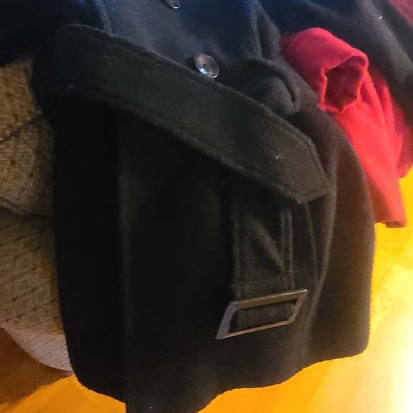 Sz M 3/4 Wool double breast coat - Picture 5 of 8